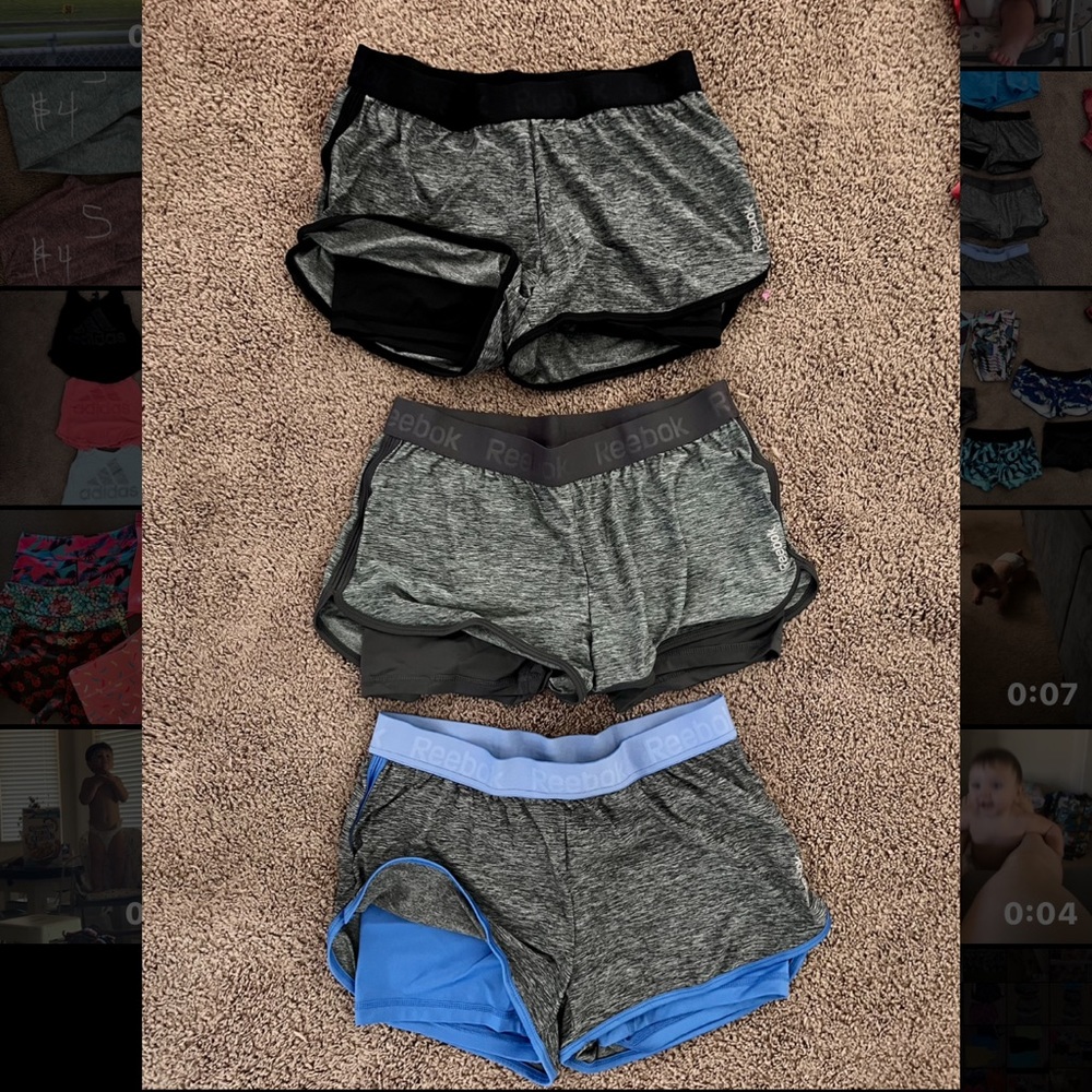 Reebok size small work out shorts